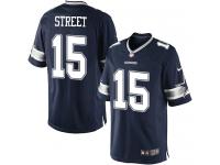 Men Nike NFL Dallas Cowboys #15 Devin Street Home Navy Blue Limited Jersey