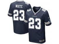 Men Nike NFL Dallas Cowboys #23 Corey White Authentic Elite Home Navy Blue Jersey