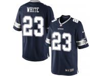 Men Nike NFL Dallas Cowboys #23 Corey White Home Navy Blue Limited Jersey