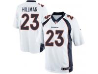 Men Nike NFL Denver Broncos #23 Ronnie Hillman Road White Limited Jersey