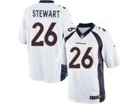 Men Nike NFL Denver Broncos #26 Darian Stewart Road White Limited Jersey