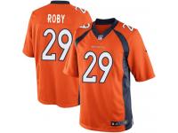 Men Nike NFL Denver Broncos #29 Bradley Roby Home Orange Limited Jersey
