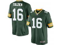 Men Nike NFL Green Bay Packers #16 Scott Tolzien Home Green Limited Jersey