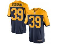 Men Nike NFL Green Bay Packers #39 Demetri Goodson Navy Blue Limited Jersey