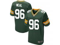 Men Nike NFL Green Bay Packers #96 Mike Neal Authentic Elite Home Green Jersey