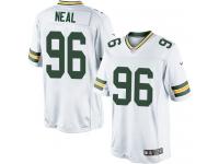 Men Nike NFL Green Bay Packers #96 Mike Neal Road White Limited Jersey