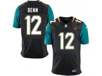 Men Nike NFL Jacksonville Jaguars #12 Arrelious Benn Authentic Elite Black Jersey