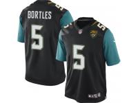 Men Nike NFL Jacksonville Jaguars #5 Blake Bortles Black Limited Jersey