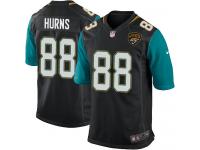 Men Nike NFL Jacksonville Jaguars #88 Allen Hurns Black Game Jersey