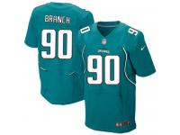Men Nike NFL Jacksonville Jaguars #90 Andre Branch Authentic Elite Home Teal Green Jersey