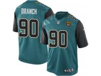 Men Nike NFL Jacksonville Jaguars #90 Andre Branch Home Teal Green Limited Jersey