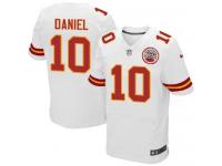 Men Nike NFL Kansas City Chiefs #10 Chase Daniel Authentic Elite Road White Jersey