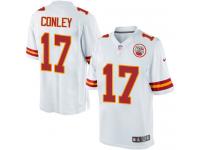 Men Nike NFL Kansas City Chiefs #17 Chris Conley Road White Limited Jersey