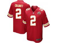 Men Nike NFL Kansas City Chiefs #2 Dustin Colquitt Home Red Game Jersey