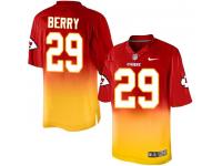 Men Nike NFL Kansas City Chiefs #29 Eric Berry RedGold Fadeaway Limited Jersey