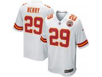 Men Nike NFL Kansas City Chiefs #29 Eric Berry Road White Game Jersey