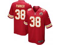 Men Nike NFL Kansas City Chiefs #38 Ron Parker Home Red Game Jersey