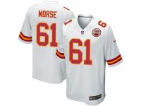 Men Nike NFL Kansas City Chiefs #61 Mitch Morse Road White Game Jersey