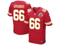 Men Nike NFL Kansas City Chiefs #66 Ben Grubbs Authentic Elite Home Red Jersey