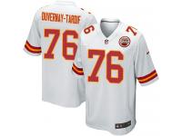 Men Nike NFL Kansas City Chiefs #76 Laurent DuvernayTardif Road White Game Jersey