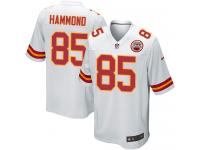 Men Nike NFL Kansas City Chiefs #85 Frankie Hammond Road White Game Jersey