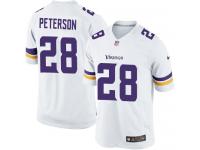 Men Nike NFL Minnesota Vikings #28 Adrian Peterson Road White Limited Jersey