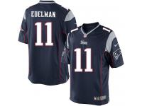 Men Nike NFL New England Patriots #11 Julian Edelman Home Navy Blue Limited Jersey