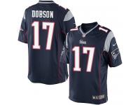 Men Nike NFL New England Patriots #17 Aaron Dobson Home Navy Blue Limited Jersey