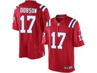 Men Nike NFL New England Patriots #17 Aaron Dobson Red Limited Jersey