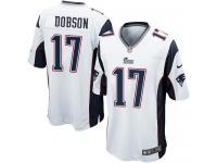 Men Nike NFL New England Patriots #17 Aaron Dobson Road White Game Jersey