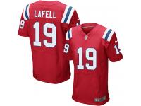 Men Nike NFL New England Patriots #19 Brandon LaFell Authentic Elite Red Jersey