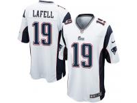 Men Nike NFL New England Patriots #19 Brandon LaFell Road White Game Jersey