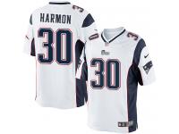 Men Nike NFL New England Patriots #30 Duron Harmon Road White Limited Jersey