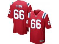 Men Nike NFL New England Patriots #66 Bryan Stork Red Game Jersey