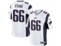 Men Nike NFL New England Patriots #66 Bryan Stork Road White Limited Jersey