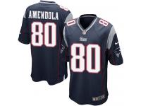 Men Nike NFL New England Patriots #80 Danny Amendola Home Navy Blue Game Jersey