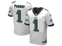 Men Nike NFL Philadelphia Eagles #1 Cody Parkey Authentic Elite Road White Jersey