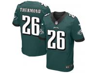 Men Nike NFL Philadelphia Eagles #26 Walter Thurmond Authentic Elite Home Midnight Green Jersey