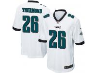 Men Nike NFL Philadelphia Eagles #26 Walter Thurmond Road White Game Jersey