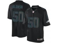 Men Nike NFL Philadelphia Eagles #50 Kiko Alonso Black Impact Limited Jersey