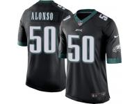 Men Nike NFL Philadelphia Eagles #50 Kiko Alonso Black Limited Jersey