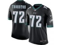 Men Nike NFL Philadelphia Eagles #72 Cedric Thornton Black Limited Jersey