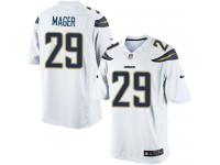 Men Nike NFL San Diego Chargers #29 Craig Mager Road White Limited Jersey