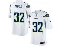 Men Nike NFL San Diego Chargers #32 Eric Weddle Road White Limited Jersey