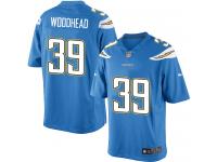 Men Nike NFL San Diego Chargers #39 Danny Woodhead Electric Blue Limited Jersey