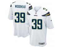 Men Nike NFL San Diego Chargers #39 Danny Woodhead Road White Game Jersey