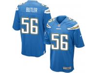 Men Nike NFL San Diego Chargers #56 Donald Butler Electric Blue Game Jersey