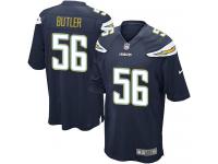 Men Nike NFL San Diego Chargers #56 Donald Butler Home Navy Blue Game Jersey