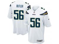Men Nike NFL San Diego Chargers #56 Donald Butler Road White Game Jersey