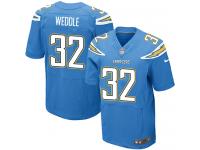 Men Nike NFL San Diego Chargers Eric Weddle Authentic Elite Electric Blue 32 New Jersey